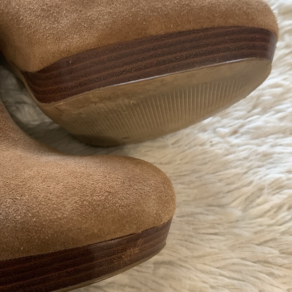 Nine West Suede Booties Sz 11 - Picture 4 of 10
